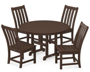 Picture of Vineyard 5 Piece Round Farmhouse Side Chair Dining Set