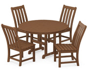 Picture of Vineyard 5 Piece Round Farmhouse Side Chair Dining Set