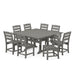 Picture of Lakeside 9 Piece Farmhouse Dining Set in Slate Grey