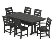 Lakeside 7 Piece Farmhouse Dining Set - The Great Escape