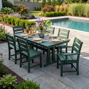 Lakeside 7 Piece Farmhouse Dining Set - The Great Escape