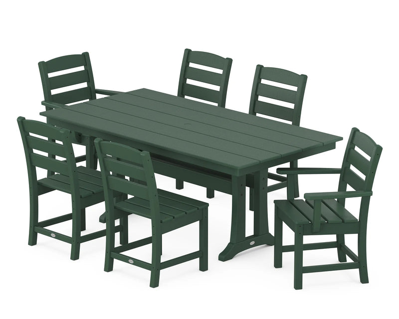 Lakeside 7 Piece Farmhouse Dining Set - The Great Escape