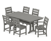 Lakeside 7 Piece Farmhouse Dining Set - The Great Escape