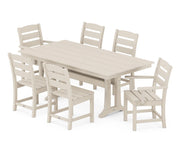 Lakeside 7 Piece Farmhouse Dining Set - The Great Escape