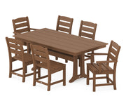 Lakeside 7 Piece Farmhouse Dining Set - The Great Escape