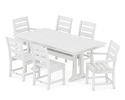 Lakeside 7 Piece Farmhouse Dining Set - The Great Escape