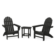 Vineyard Adirondacks 3 Piece Group in Black