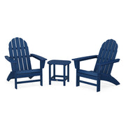 Vineyard Adirondacks 3 Piece Group in Navy