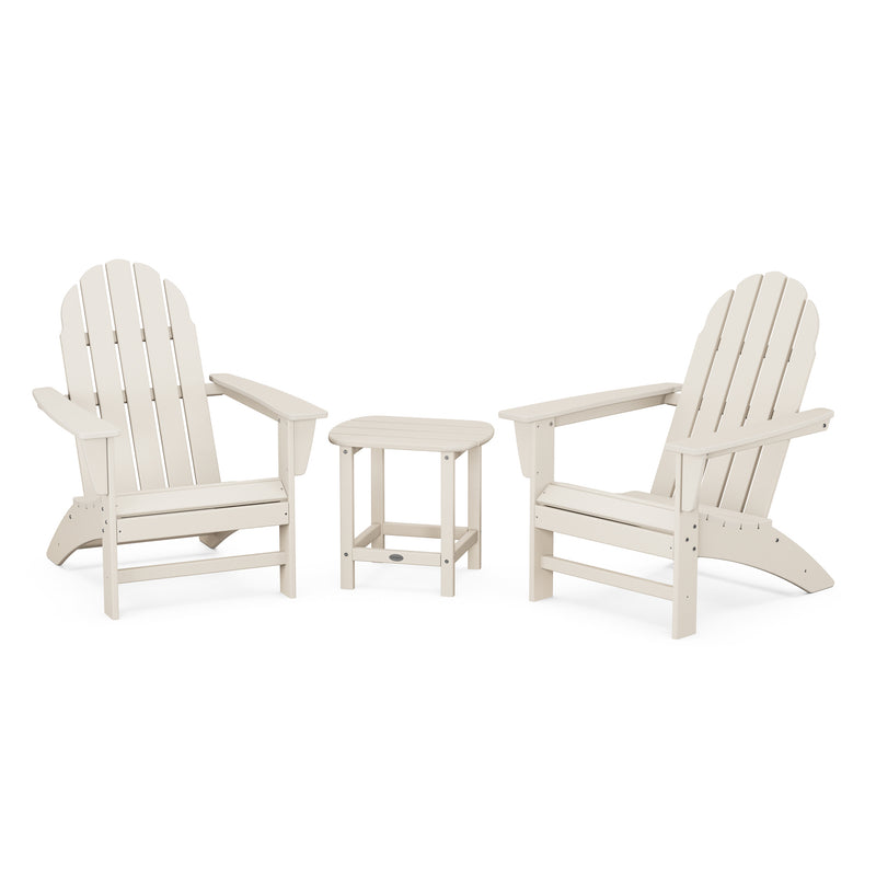 Vineyard Adirondacks 3 Piece Group in Sand