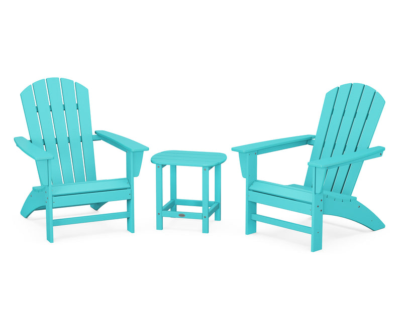 Picture of Nautical 3 Piece Adirondack Set W/ South Beach 18" Side Table