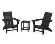 Modern 3 Piece Adirondack Set W/ 18" Long Island Side Table - The Great Escape