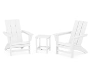 Modern 3 Piece Adirondack Set W/ 18" Long Island Side Table - The Great Escape