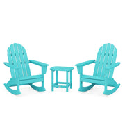 Picture of Vineyard 3PC Adirondack Rocking Chair Set W/ South Beach Side Table