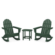 Picture of Vineyard 3PC Adirondack Rocking Chair Set W/ South Beach Side Table