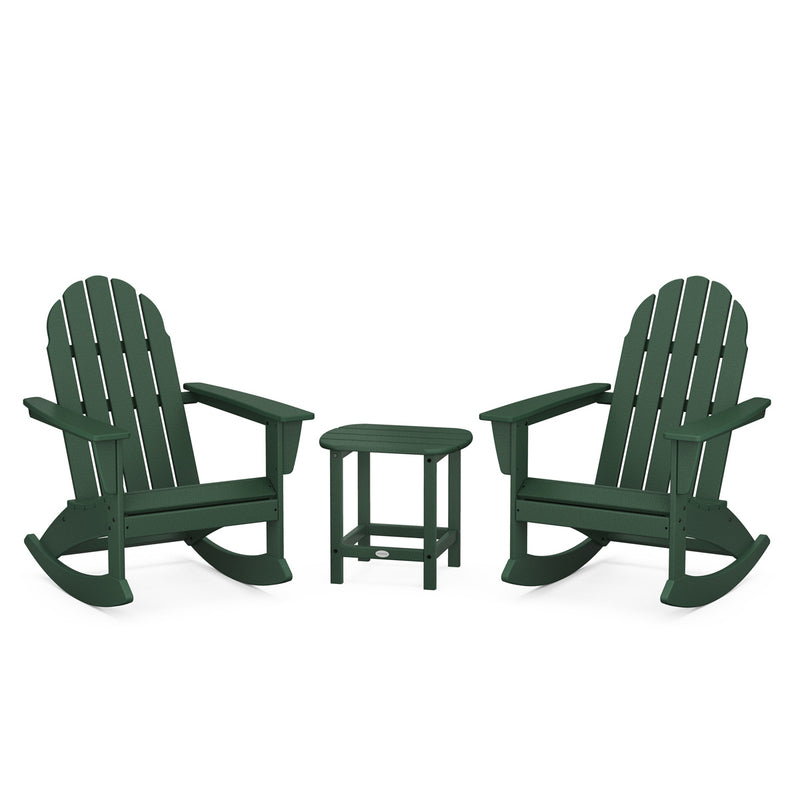 Picture of Vineyard 3PC Adirondack Rocking Chair Set W/ South Beach Side Table