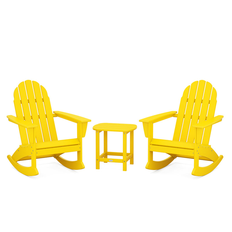 Picture of Vineyard 3PC Adirondack Rocking Chair Set W/ South Beach Side Table