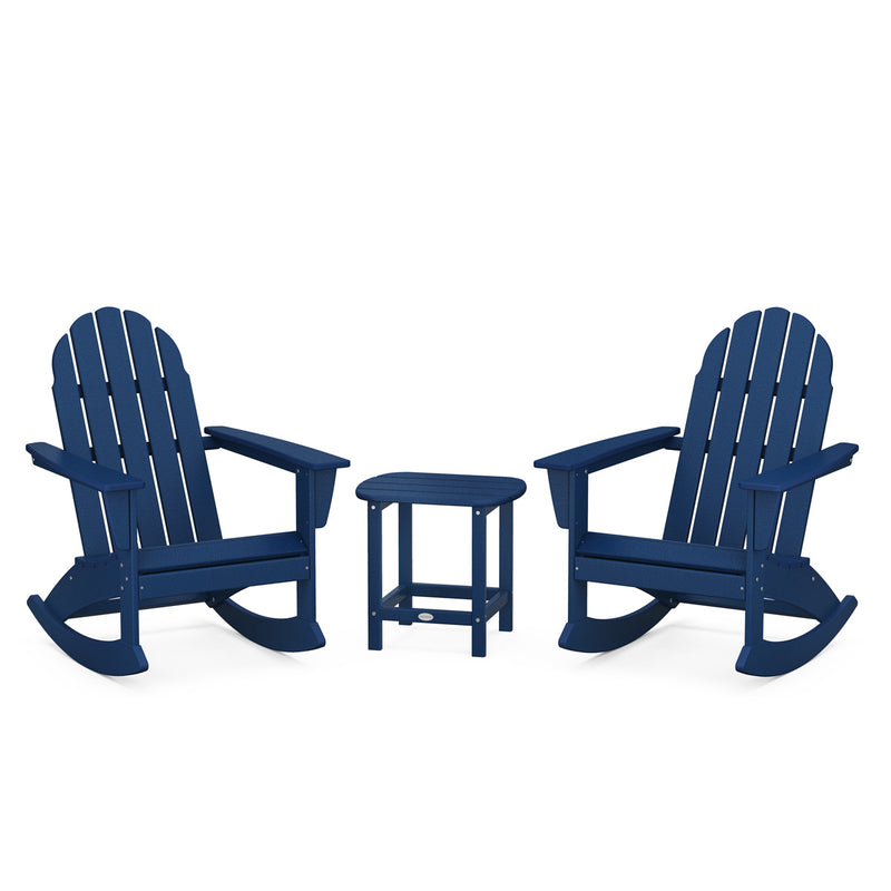 Picture of Vineyard 3PC Adirondack Rocking Chair Set W/ South Beach Side Table