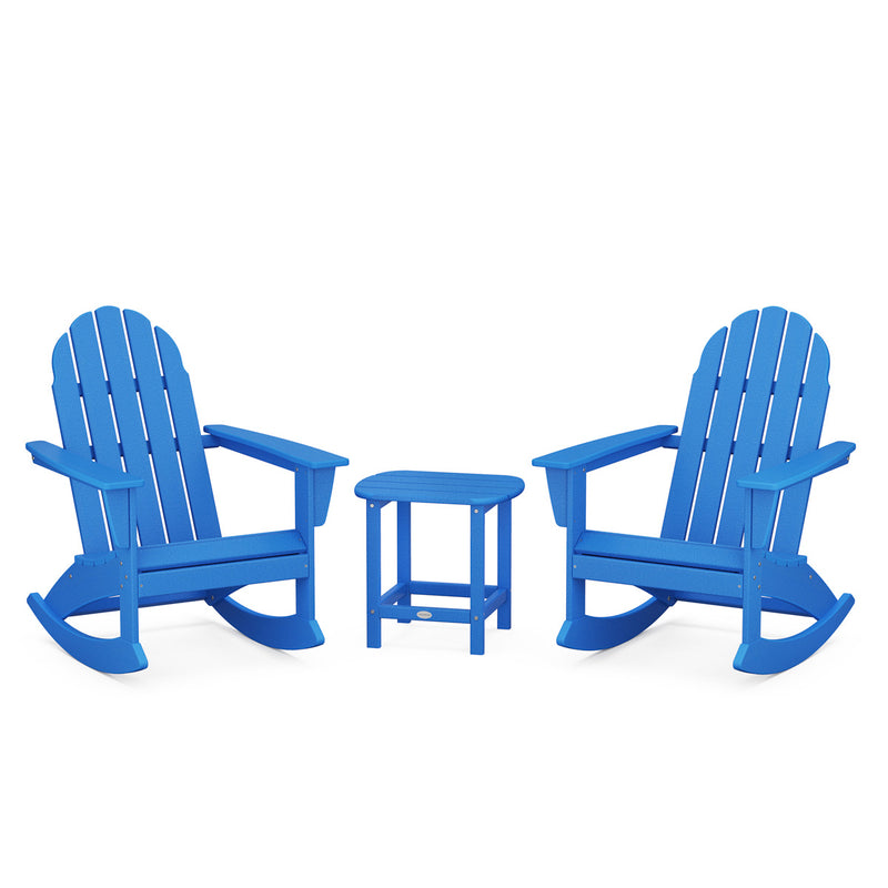 Picture of Vineyard 3PC Adirondack Rocking Chair Set W/ South Beach Side Table