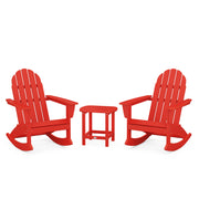 Picture of Vineyard 3PC Adirondack Rocking Chair Set W/ South Beach Side Table