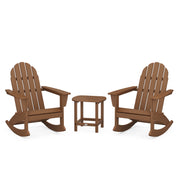 Picture of Vineyard 3PC Adirondack Rocking Chair Set W/ South Beach Side Table