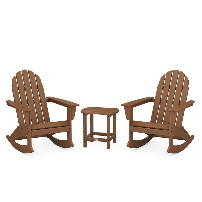 Picture of Vineyard 3PC Adirondack Rocking Chair Set W/ South Beach Side Table