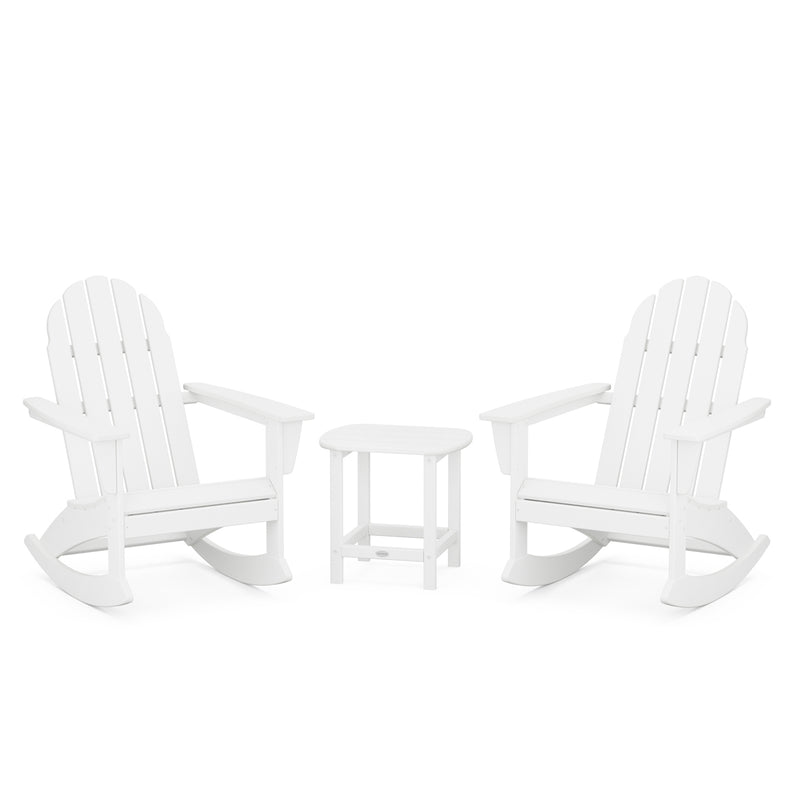 Picture of Vineyard 3PC Adirondack Rocking Chair Set W/ South Beach Side Table