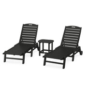 Picture of Nautical 3PC Chaise Lounge W/ Wheels Set