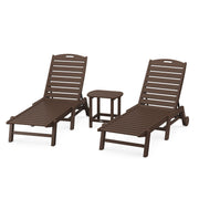 Picture of Nautical 3PC Chaise Lounge W/ Wheels Set
