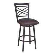 Panama Swivel 26" Counter Stool - Auburn Bay/Brown - The Great Escape