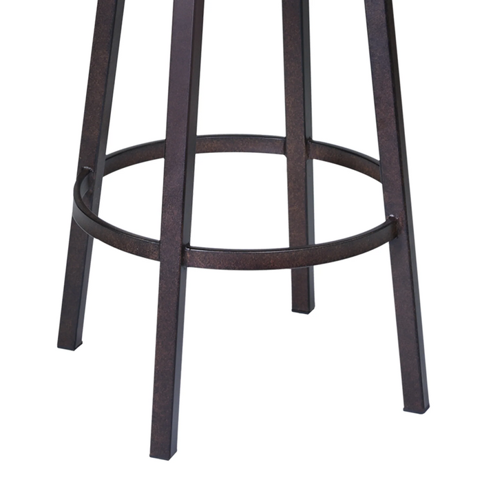 Panama Swivel 30" Barstool - Auburn Bay/Brown