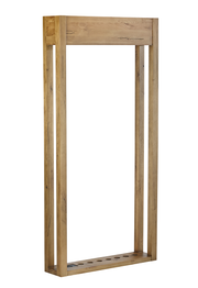 Parsons Wall Rack - Natural Dry Oak - The Great Escape