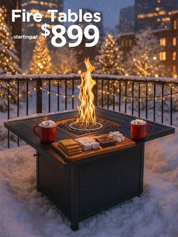 Fire Tables starting at 4899 | The Great Escape