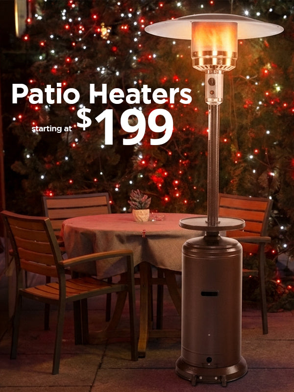 Patio Heaters starting at $199 | The Great Escape