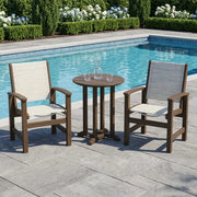 Coastal Sling 3 Piece Bistro Set Kona Select - The Great Escape