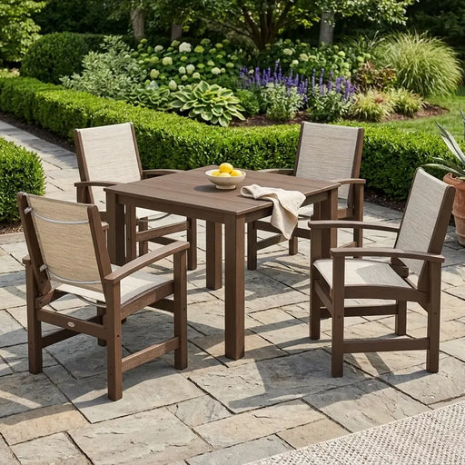 Coastal Sling 5 Piece Dining Set Kona Select - The Great Escape