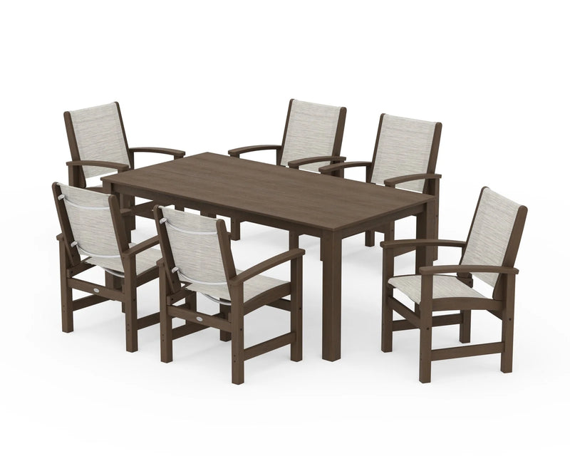 Coastal Sling 7 Piece Dining Set Kona Select - The Great Escape