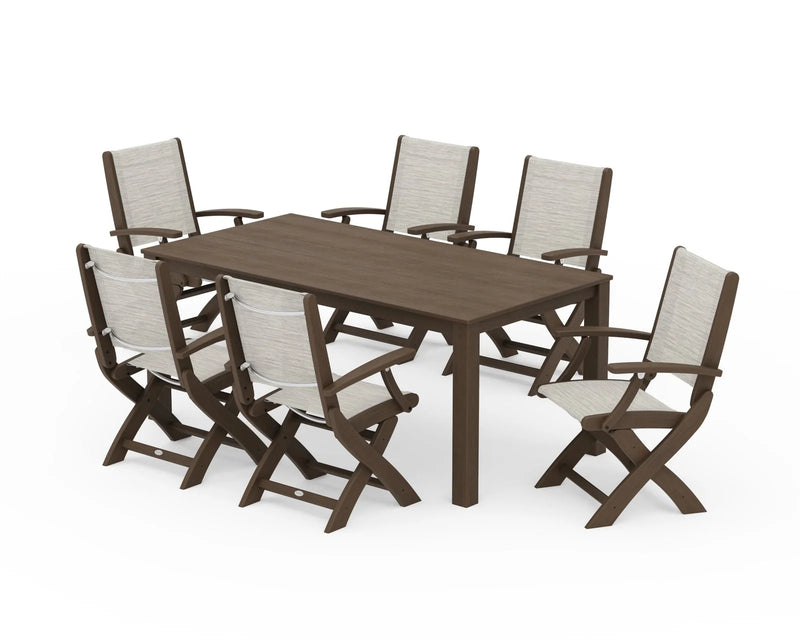 Coastal Sling 7 Piece Dining Set Kona Select - The Great Escape