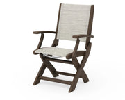 Coastal Sling Folding Dining Arm Chair Kona Select - The Great Escape