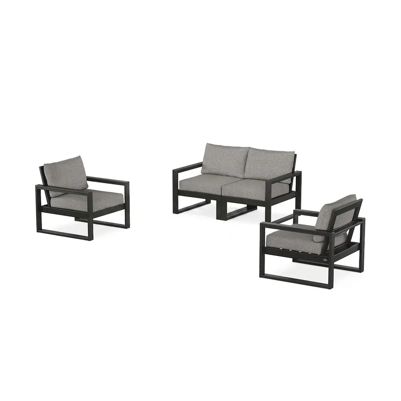 Edge 4 Piece Loveseat Set - The Great Escape