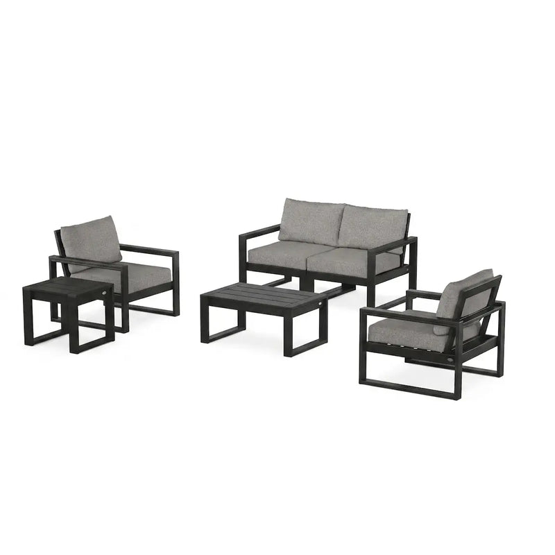 Edge 6 Piece Loveseat Chat Set - The Great Escape