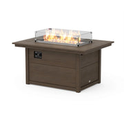 34"x46" Rectangle Modern Fire Pit Table - The Great Escape