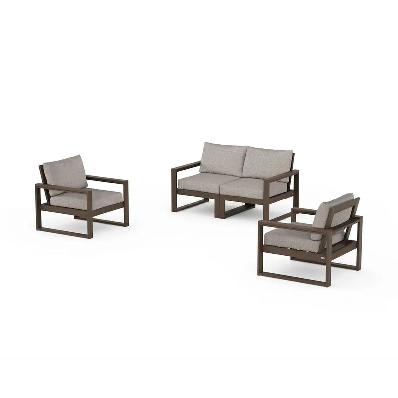 Edge 4 Piece Loveseat Set - The Great Escape