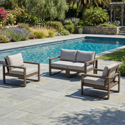 Edge 4 Piece Loveseat Set - The Great Escape