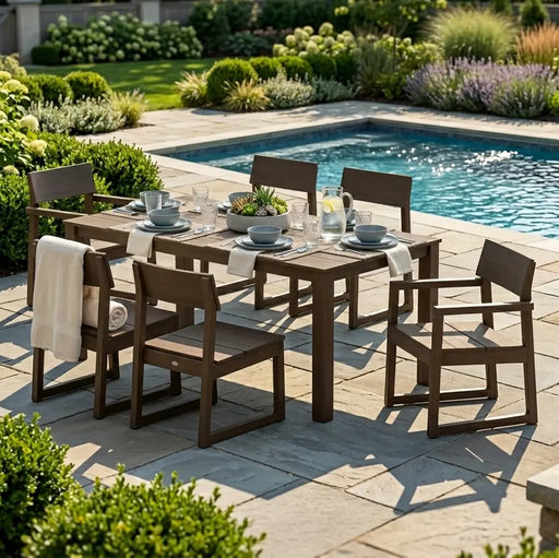 Edge 7 Piece Dining Set - The Great Escape