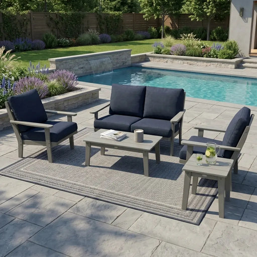 Lakeside 5 Piece Loveseat Set In Stock - The Great Escape