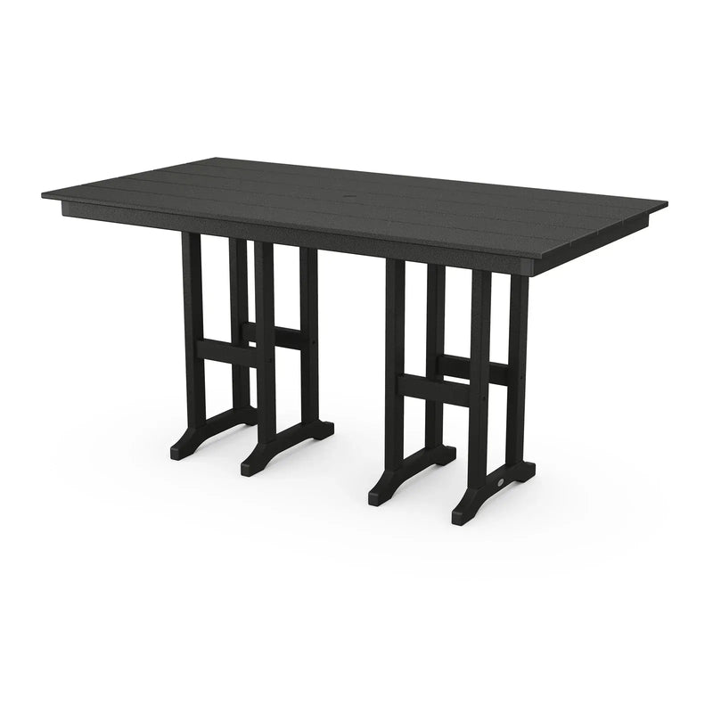 37x72 Inch Rectangle Farmhouse Counter Height Table - The Great Escape