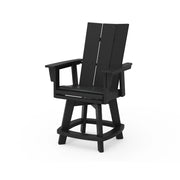 Modern Curveback Adirondack Counter Height Swivel Chair - The Great Escape