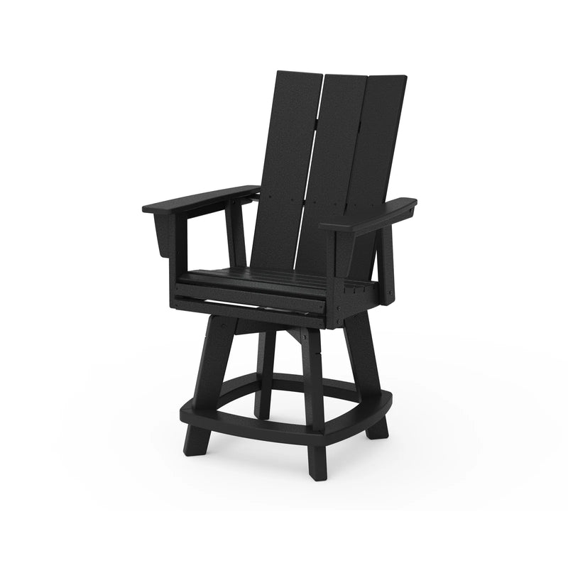 Modern Curveback Adirondack Counter Height Swivel Chair - The Great Escape