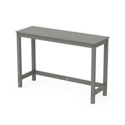 18x55 Inch Balcony Counter Table Slate Grey - The Great Escape