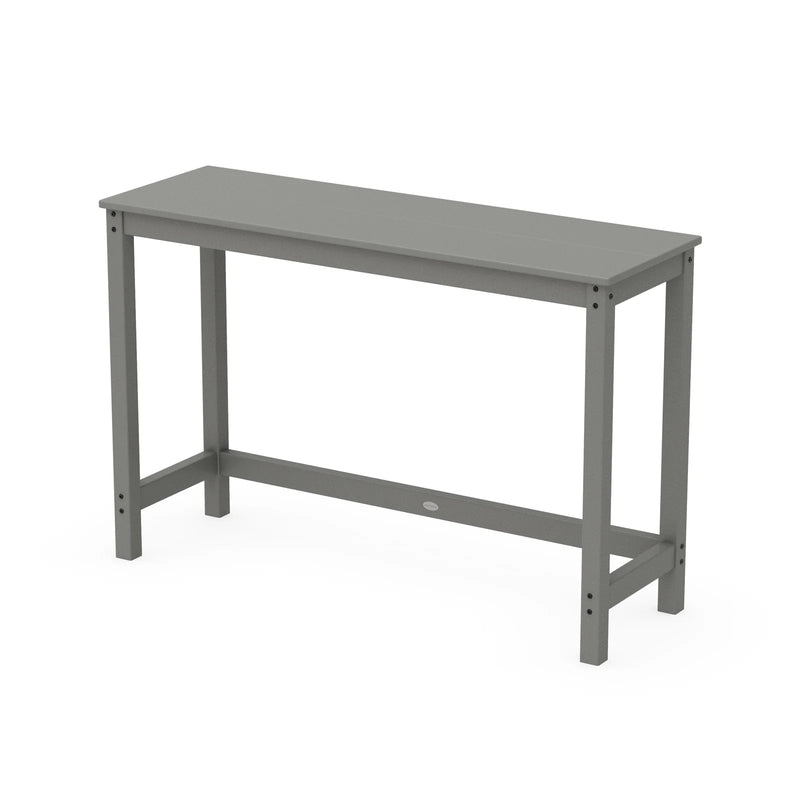 18x55 Inch Balcony Counter Table Slate Grey - The Great Escape